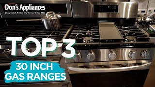 Top Rated 30quot Gas Ranges  Range Review [upl. by Rosenzweig]