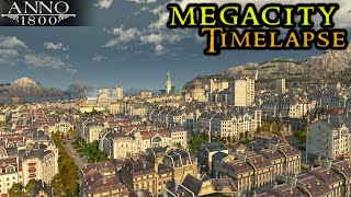 Anno 1800 MEGACITY Timelapse  Building From Scratch Crown Falls  City Builder Strategy 2021 [upl. by Ing]