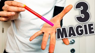 3 MAGIE IMPOSSIBILI CON UN PENNARELLO Tutorial [upl. by Eelirak]