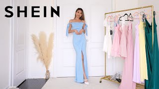 SHEIN DRESSES TRY ON HAUL  prom weddings date night ❤️ [upl. by Aicrop]