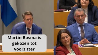 Martin Bosma PVV is gekozen tot nieuwe voorzitter van Tweede Kamer quotGeert heeft de prijs betaaldquot [upl. by Ziza]