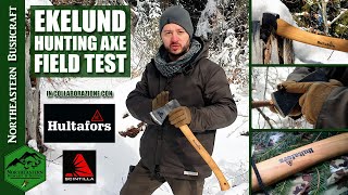 Hultafors Ekelund Hunting Axe test sul campo [upl. by Nere]