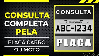 consulta veicular pela placa  como puxar os dados do veiculo e do proprietario pela placa [upl. by Barnaba473]