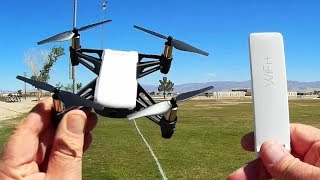 DJI Ryze Tello With Xiaomi Mi Repeater Range Extender Flight Test Review [upl. by Bush442]