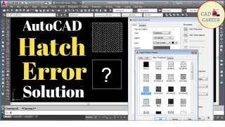 Hatch Error Solution in AutoCAD  Regen Command  CAD CAREER [upl. by Eniahpets252]