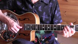 Acoustic Blues Lesson  Key To The Highway  TAB avl [upl. by Nikolaos]