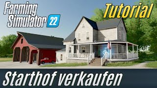 LS22 Tutorial Starthof verkaufen für Einsteiger [upl. by Siraval]