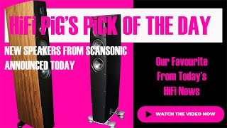 New quotBUDGETquot Loudspeakers from Scansonic  Daily HiFi News Pick from HiFi PiG [upl. by Elrahc]