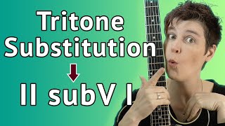 Tritone Substitution Guitar Lesson  II subV I Licks  Theory [upl. by Fermin]