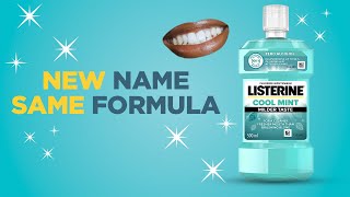 Listerine Zero is now Cool Mint Milder Taste [upl. by Mlehliw961]