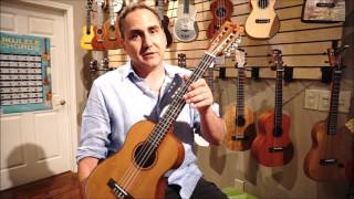 Kala KAABP8CTG Solid Cedar Acacia 8 String Baritone Ukulele Demo by UKE Republic [upl. by Boot]