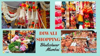 Diwali Shopping  Bhuleshwar Market Mumbai [upl. by Eyahs]