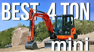 Best 4 Ton Mini Excavator in 2022 [upl. by Guimond361]