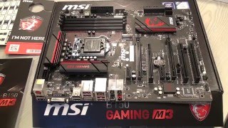 MSI B150 GAMING M3 s1151 B150 Main Board [upl. by Etteval707]