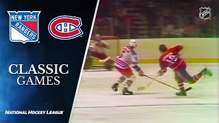 NHL Classic Games 1979 Rangers vs Canadiens  Cup Final Gm 5 [upl. by Tuchman]