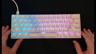 HK Gaming GK61 Review White [upl. by Henson]