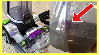 Review Bissell Proheat 2x Revolution Pet Pro EASY DIY CARPET CLEANING  Andrea Jean [upl. by Marybella]