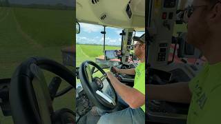 Massey Monday Mowing down mixed alfalfa  learning cruise control features on the 6S165 hay [upl. by Kentigerma]