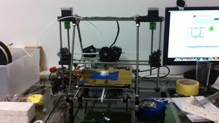 Ecksbot ZA 3D Printer  assembly and demo [upl. by Nyltak]