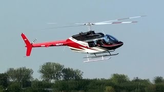 Bell 206 JetRanger take off and low pass at Budaörs airfield [upl. by Neale]