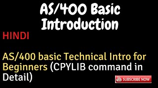 IBM i AS400 Tutorial iSeries System i AS400 basic Introduction for Beginners  CPYLIB command [upl. by Renny]