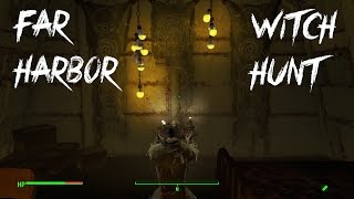 Fallout 4 Far Harbor Witch Hunt Quest Walkthrough [upl. by Arukas586]