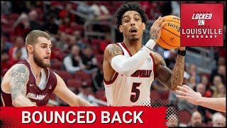 Louisville Basketball Terrence Edwards amp Kasean Pryor lead Cards in bounceback win over Bellarmine [upl. by Vally615]