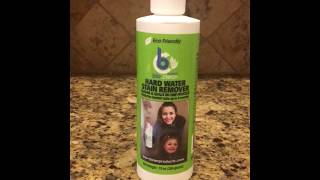 Bio Clean Hard Water Stain Remover DemoCovid19 Cleaning Routine [upl. by Lobel]