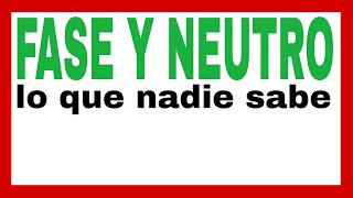 📣porque el NEUTRO TIENE CORRIENTE [upl. by Connelley]