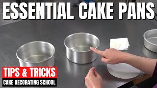 Essential Cake Pans  Cake Decorating For Beginners [upl. by Anerroc]