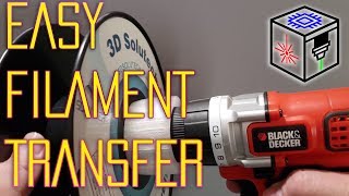 DIY Filament Spool Transfer [upl. by Godderd]