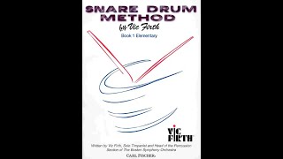 Snare Drum Method by Vic Firth  Lesson 6  pag 12 [upl. by Georgeanne730]