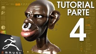 TUTORIAL BÁSICO DE ZBRUSH EN ESPAÑOL PARTE 4  Materiales y pintura [upl. by Autry520]