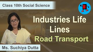 CBSE Class 10 Social Science Geography Lifelines of National Economy Road Transport [upl. by Triley429]