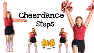 Basic Steps in Cheerdance Ysang Cabanlit [upl. by Dorolisa]