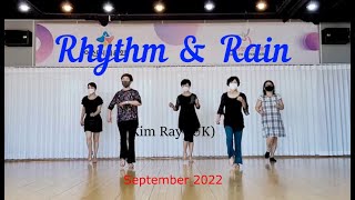 Rhythm amp Rain Linedance  Absolute Beginner [upl. by Joleen]