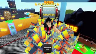 5450th Rebirhts amp 10 Million Strength at Arcade on Strongman Simulator Roblox [upl. by Whale]