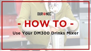 Duronic DM300 Drink Mixer  Single Whisk  Milkshake  Cocktails  Smoothies  How To [upl. by Atikaj]