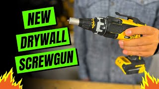 Oh yeah Dewalt has a NEW 20V Max Drywall Screwgun  demo amp review [upl. by Belldas987]