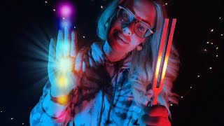 ASMR  Chakra Rebalancing With Atoned Tuning Forks Level 2 Reiki Practitioner [upl. by Earej]