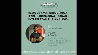 Hemograma bioquímica perfil hormonal Aprende a leer tus análisis con Marc Romera [upl. by Sherwynd]