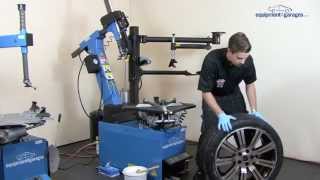 Leverless Tyre Changer  Tyre Changer Leverless Testimonial  Equipment4Garages [upl. by Treble]