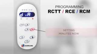 How to program RCTT RCE RCM Haverland Electric Radiators [upl. by Eleik603]