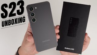 Samsung Galaxy S23 Unboxing amp First Impressions [upl. by Adniral466]