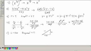 Accuplacer Math Placement Test 1 Algebra section Part 2 [upl. by Cash751]