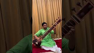 Raag Megh Malhar🎶🪕Shorts Music Sitar [upl. by Yajet]