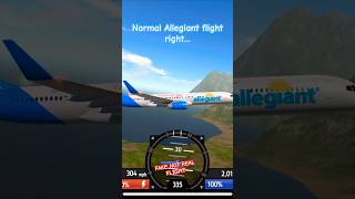 Allegiant flight 1283sad simpleplanes fake ⚠️FAKE FLIGHT [upl. by Heall]