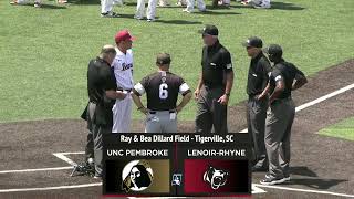 4 LenoirRhyne vs 5 UNC Pembroke  2022 NCAA Division II Southeast Regional 1 Tournament [upl. by Whitnell]