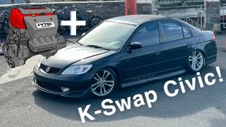 K20 Swapping Es1 Civic [upl. by Horowitz]