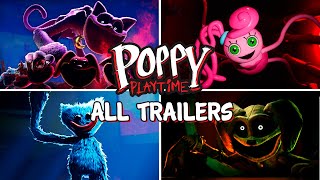 Poppy Playtime  ALL TRAILERS Chapter 1 2 3 Project Playtime Chapter 3  Official Game Trailer [upl. by Leffert893]